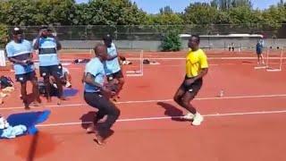 Olympic Games 2024 Ghana & Botswana 4X100 teams show dancing skills after training 