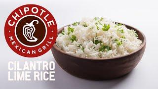 Chipotles Official Cilantro Lime Rice Recipe