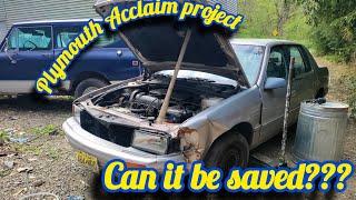 Fixing up the $300 Plymouth Acclaim