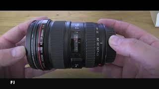 Canon EF 17-40 f4L USM Lens Unboxing