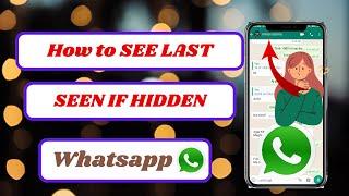 how to see last seen on whatsapp even if hiddensee last seen whatsapp hidden2024