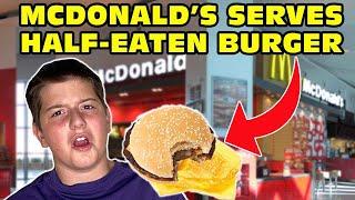 Kid Served A Half Eaten Cheeseburger At McDonalds - GROSS Original