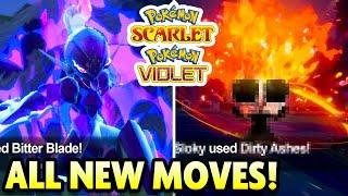 ALL NEW MOVES LEAKED Signature Moves in Pokemon Scarlet and Violet