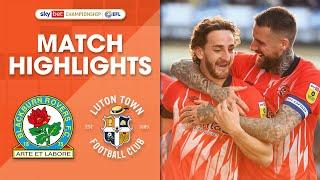 Blackburn Rovers 1-1 Luton Town  Championship Highlights