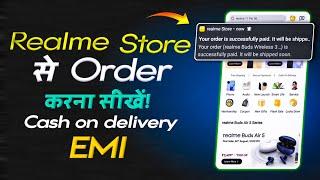 realme store se kaise order kare   how to order product in realme store