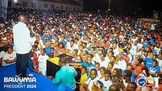 Fireworks at Barekese as Bawumia clashes with Mahama during campaign tour