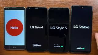 LG Stylo 2 V Stylo 4 Stylo 5 Stylo 6 Boot & Shutdown Animations  Power On Power Off