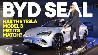 BYD Seal FIRST LOOK better than a Tesla Model 3?