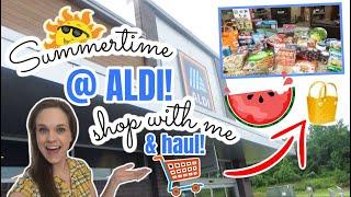 They only had 2  NEW Summer Items at Aldi Shop with me & Haul  Grocery Shopping