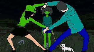 Steve & Creeper girl Fusion   Minecraft anime