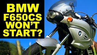 Motorcycle starter button repair  BMW F650CS