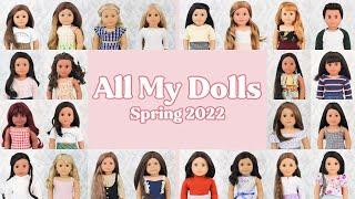 All My American Girl Dolls Spring 2022