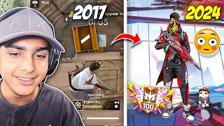 Opening My 2017 Id In 2024  Searching 6 Years Old Players Account - Garena Free Fire