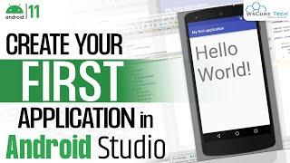 Android Project Creating First Application In Android Studio