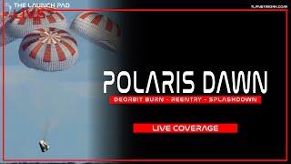 LIVE SpaceX Polaris Dawn Splashdown