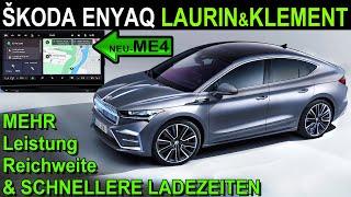 SKODA Enyaq LAURIN & KLEMENT  Daten Fakten Infos Details Interieur Exterieur Leistung Reichweite