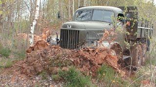 Soviet truck ZIL-157 driving off road  Is it really good off road?