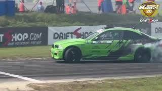 Eric Girard - BMW E46 M3 S54B32 drifting at Drift Kings International Series 2024 Rd2 France 