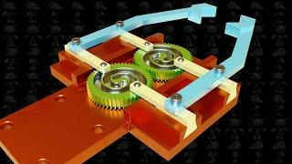 Spiral Actuator Gripper Mechanism 3D Model