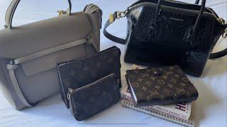 What’s In My Bag WORK BAG 2022 Celine Belt Bag Givenchy Antigona