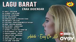 Lagu Barat Slow Enak Didengar SPOTIFY PLAYLIST 2023  Adele - Easy On MeLove Is GoneUnstoppable