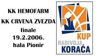 KK Hemofarm - KK Crvena Zvezda  finale kupa Radivoja Koraća 2006.
