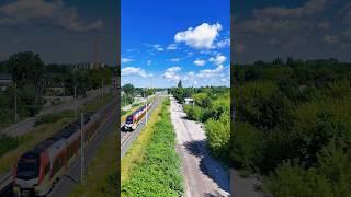 Pociąg z drona #drone #дрон #automobile #lodz #dji #poland #polska #pociąg #train #trains #fpvdrone