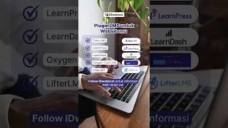 Mau bikin website e-learning? Kamu bisa pakai WordPress + rekomendasi Plugin LMS ini  #bikinwebsite