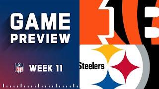 Cincinnati Bengals vs. Pittsburgh Steelers  2022 Week 11 Game Preview