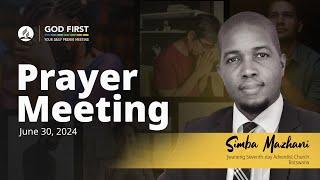 God First Your Daily Prayer Meeting - June 30 2024