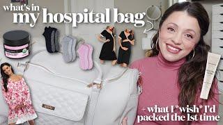 MY HOSPITAL BAG 2nd time - what I *WISH* I packed the 1st time + the PERFECT going-home outfit