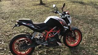 KTM Duke 390 with mods and updates