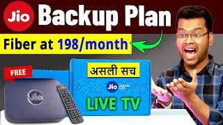 Jiofiber Backup Plan only 198month  JioFiber 198 Plan  JioFiber New Plan 2023  Jio Backup Plan