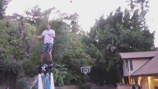 INSANE JETPACK TRICKSHOT #tricks #david#daviddobrik #shorts