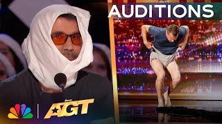 Nick Manning Attempts To Break TWO Guinness World Records Titles  Auditions  AGT 2024