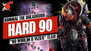 BOMMAL THE DREADHORN  NO Wurlim & NO Vizier Hard 90 Team  Full Boss Fight  RAID Shadow Legends