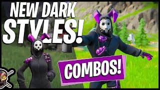 NEW Dark RABBIT RAIDER + BUNNY BRAWLER Edit Style Combos Fortnite Battle Royale