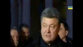 Петр Порошенко и Алексей Гончаренко в Симферополе 28 февраля 2014 года