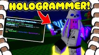 USING *NEW* HOLOGRAMMER DEVICE in ERA 9 of ROBLOX SOLS RNG