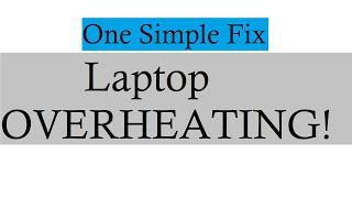 Windows 11 Laptop Overheating Problem   One Simple Fix