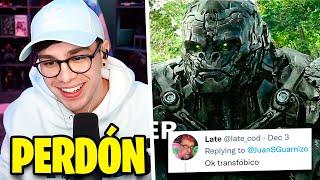 JUANSGUARNIZO HABLA DE SU POLEMICA CON EL FANDOM DE TRANSFORMERS