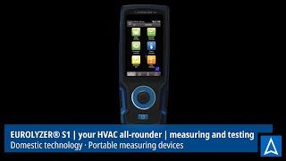 EUROLYZER® S1 – your HVAC all-rounder for measuring and testing tasks