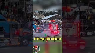 Derrape de camión en un competencia de camiones #trucks #trailers #camioneros #camiones #camion