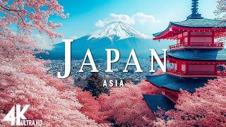 FLYING OVER JAPAN IN 4K UHD • Stunning Aerial Footage Scenic Relaxation Film with Calming Music