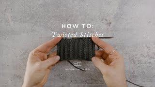 How To Knit Twisted Stitches   Brooklyn Tweed