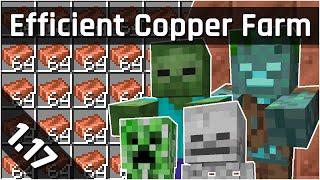 Efficient Copper Farm Tutorial with General Mob Farm  Minecraft 1.17 Java Edition