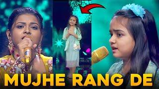 Mujhe Rang De Pihu Sharma x Arunita Performance & Dance Reaction Superstar Singer 3