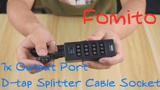 Fomito New Release 7x Output Port D-tap Splitter Cable Socket
