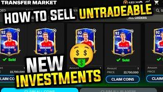 DO THIS  how to sell untradeable players in fc mobile  Investment tips fc mobile