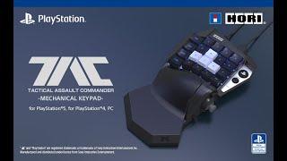 HORI TAC Mechanical Keypad - PlayStation®5 PlayStation®4 and PC - Launch Trailer